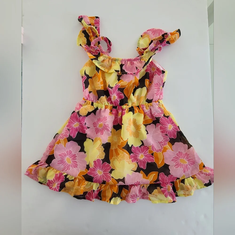 The Children's Place Girl  Flower Dress Size 2T - Picture 4 of 6